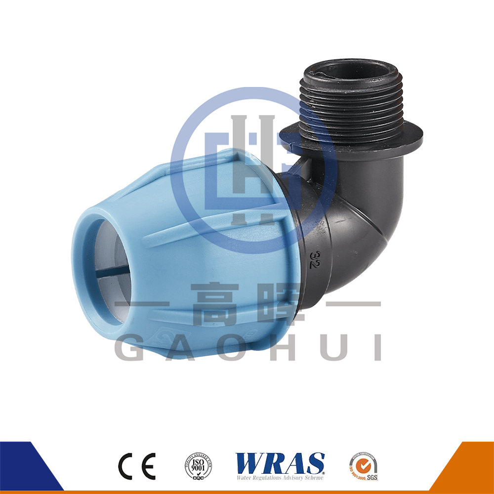 Pyöreän pään PP-uros kyynärpää P-020